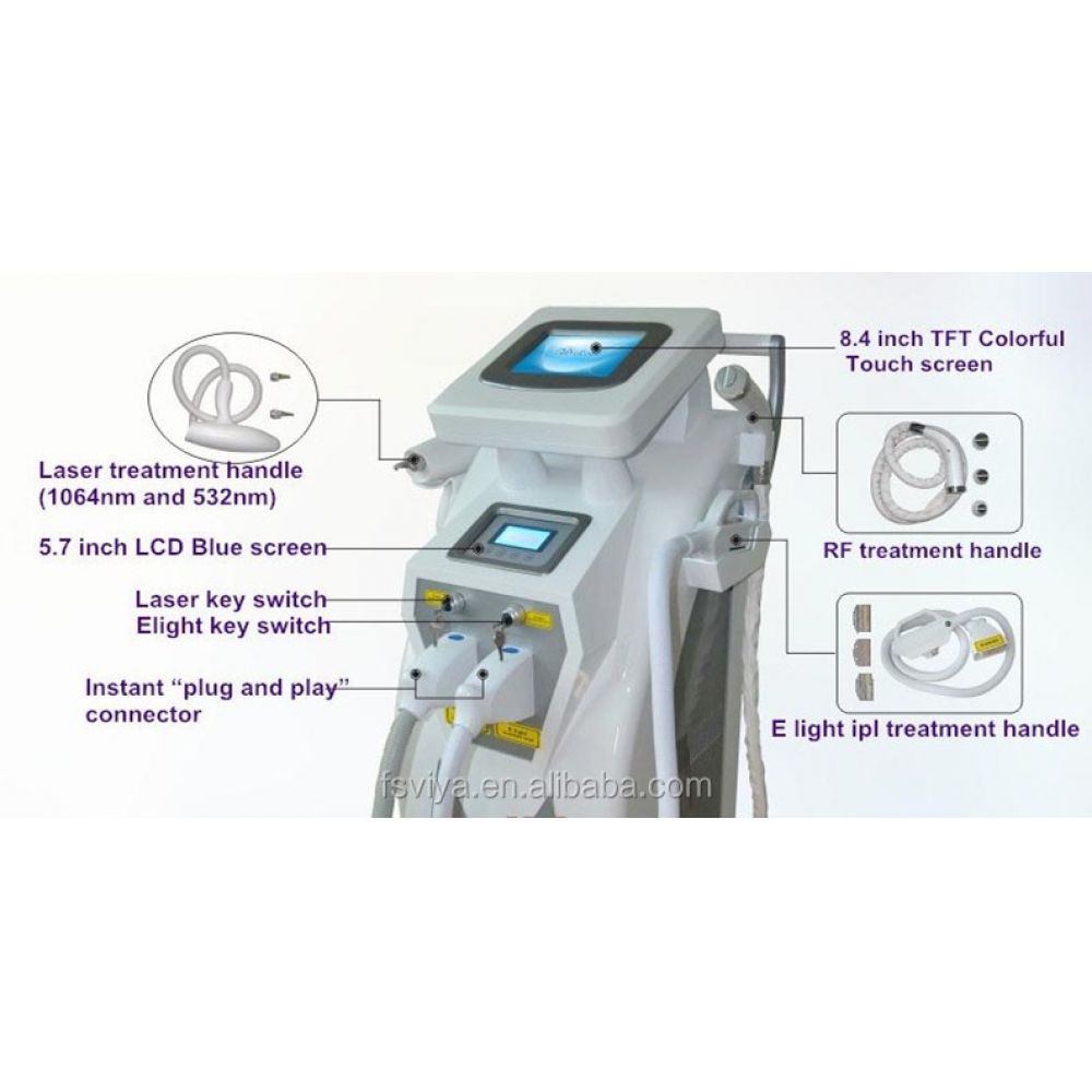 2021 New Arrival 3 in 1 laser rf OPT hair remover laser machine